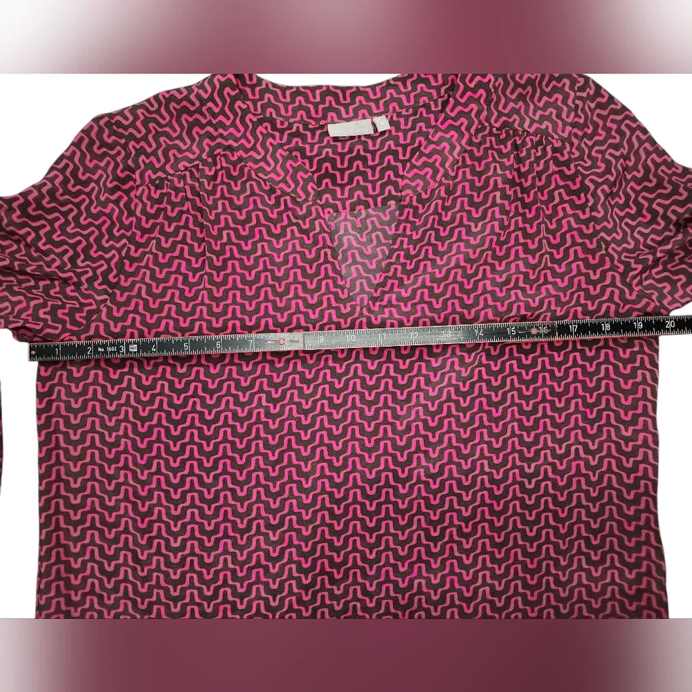 Ellie Kai 100% Silk Blouse, Womens 8 - Picture 7 of 8